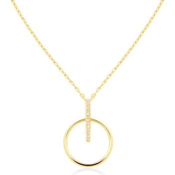 SAVICKI Кръгло колие Savicki: злато. диаманти
