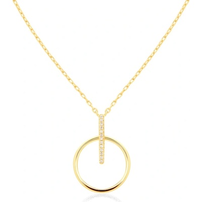 SAVICKI Кръгло колие Savicki: злато. диаманти
