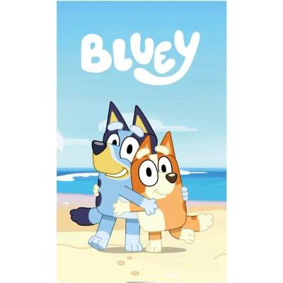 Aymax dětský ručník Bluey a Bingo na pláži 30 x 50 cm
