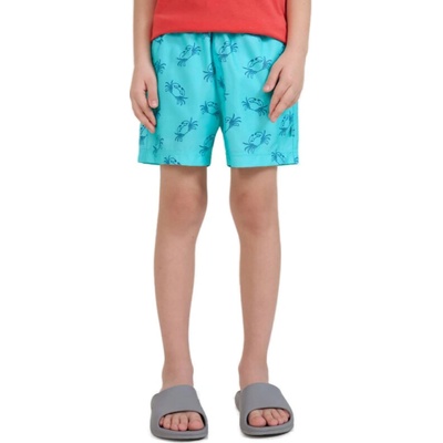 4F Junior-Board Short M121-47A-Mint Allover Zelená 2025