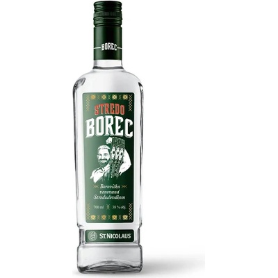 St. Nicolaus Borovička Borec 38% 0,7 l (čistá fľaša)