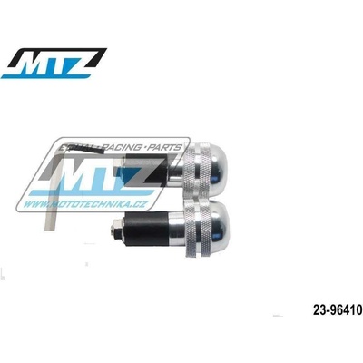 Koncovky/závaží řidítek ANTIVIBRATION - stříbrné (pro vnitřní průměr řidítek ¤17mm) 23-96410