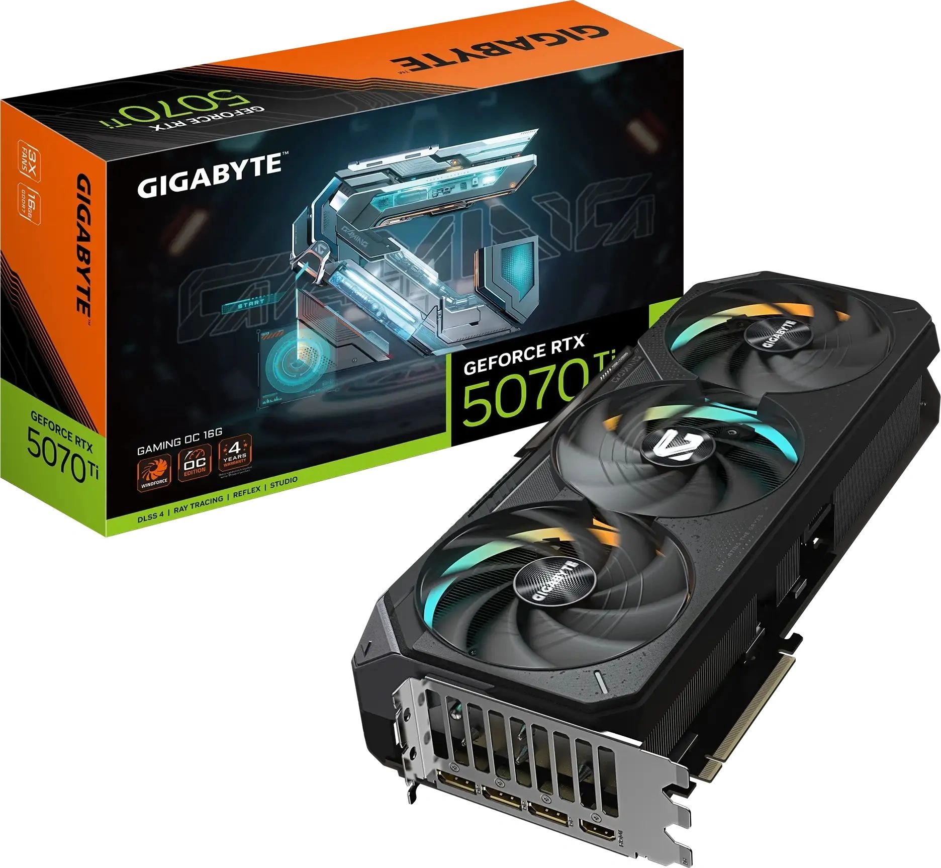GIGABYTE GeForce RTX 5070 Ti GAMING OC 16GB GDDR7 256bit (GV-N507TGAMING OC-16GD)