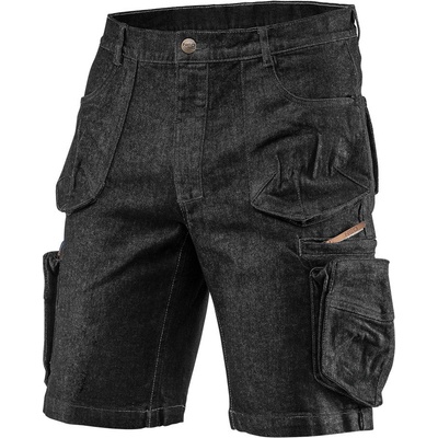 Neo Tools Šortky DENIM černé