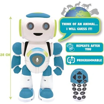 Lexibook Образователен детски робот с дистанционно управление - Lexibook Powerman Junior Educational Robot (син) (ROB20EN)