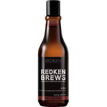 Image 1 of Redken Brews Шампоан за коса 3 в 1, 300 ml
