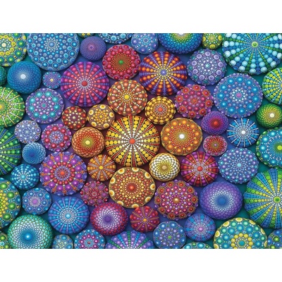 Ravensburger - Puzzle Rainbow mandalas 2000 - 2 000 piese