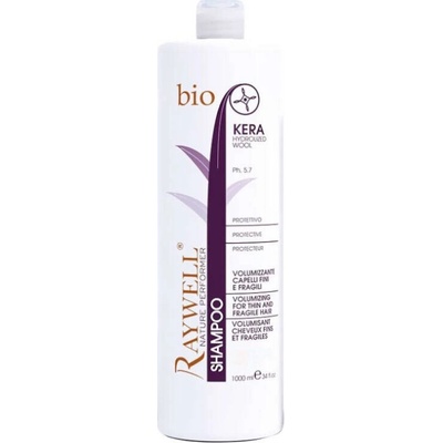 RaywellL kera šampon s keratinem pro objem jemných vlasů1000 ml