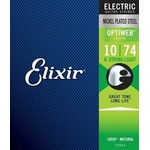Elixir 19062 Optiweb Light 8 String Струни за електрическа китара