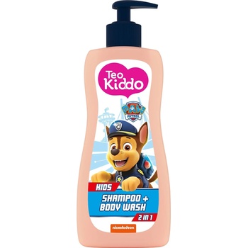 Teo Kiddo Шампоан и душ гел 2 в 1 Paw Patrol за момчета, 400мл
