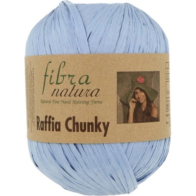 Fibra Natura Raffia Chunky 11 modrá