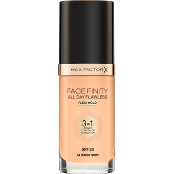 Max Factor Facefinity All Day Flawless 3v1 make-up 44 Warm Ivory 30 ml