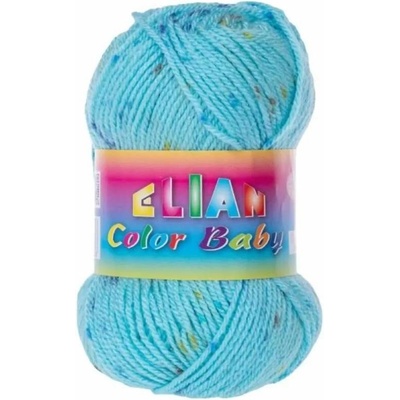 Pletací příze Elian Color Baby - 138 modrá