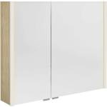 SAPHO Alix - Огледален шкаф с LED осветление 86x70x18 см, 2 врати, явор „Бардини AX186-0013 (AX186-0013)