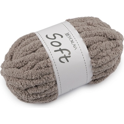 Pletací příze žinylková Soft 250 g Varianta: 26 béžová, Balení: 1 ks 57866/147363/281720