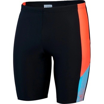 Speedo Mens Dive Jammer - Black/Siren