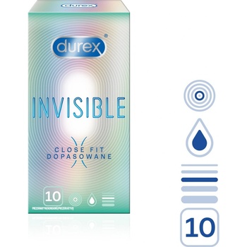 Durex Invisible Close Fit 10 ks