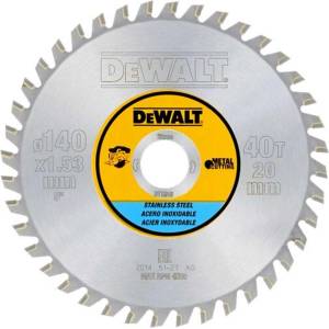DEWALT - Нож за трион за алуминий 140х20 мм, 40 зъба DT1918 (DT1918)