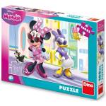 Dino - Puzzle Minnie and Daisy in the city - 100 piese