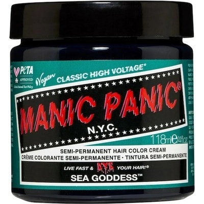 Manic Panic - High Voltage Classic Sea Goddess Tónování vlasů 118 ml Černá
