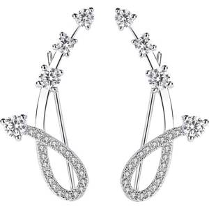 Silenti Jewelry Сребърни обеци "Изящество