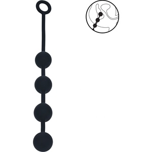 Levelz Round Silicone Anal Balls L 40mm Black