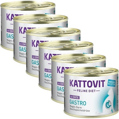 Kattovit Gastro kačka 6 x 185 g