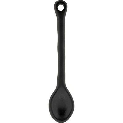 Bastion Collections Keramická lžička COFFEE černá plochá 14cm LI-SPOON-031-MB