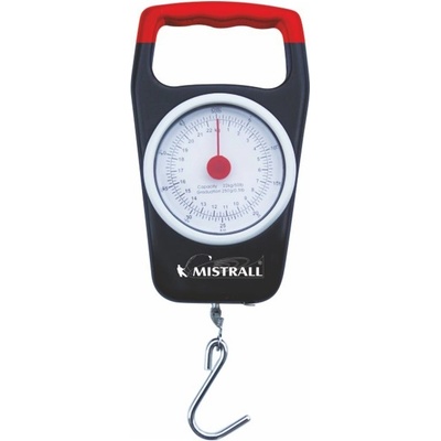 Mistrall váha s metrem černočervená 22kg