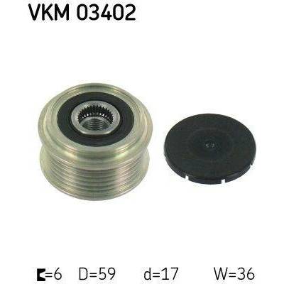 Předstihová spojka SKF VKM 03402