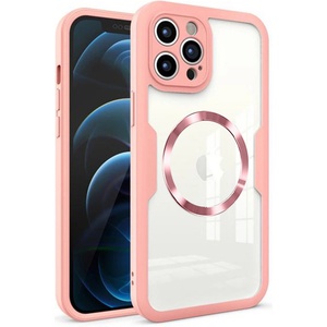 Techsuit Калъф за iPhone 12 Pro Max + Протектор - ColorVerse 360 MagSafe MagSafe Series - розов (KF2335955)