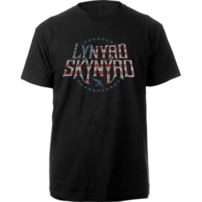 Lynyrd Skynyrd tričko Stars & Stripes čierne