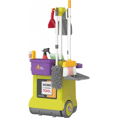Wiky Úklidový set s vozíkem 33,5x31,5x71 cm – Zboží Dáma