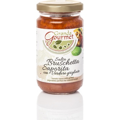 Granda Tradizioni Pikantní salsa s grilovanou zeleninou Salsa Bruschetta Saporita 180 g