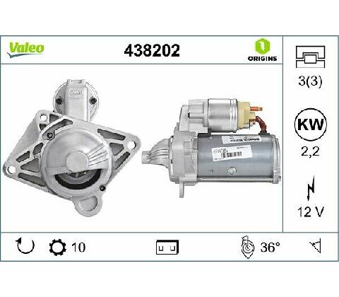 Startér VALEO 438202