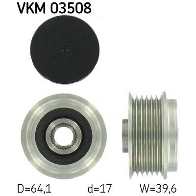 Voľnobeżka alternátora SKF VKM 03508
