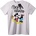 NOONEBRAND Тениска Mickey и Minnie с целувки - XS, White