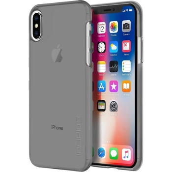 Incipio Feather Pure Case - тънък поликарбонатов кейс за iPhone XS, iPhone X (черен-прозрачен)