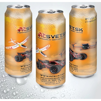 RCSVET RCsvet pivo 10% výčapné svetlé plechovka 500ml