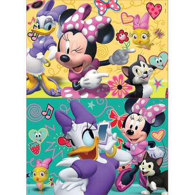 Educa Drevené Minnie Happy helpers Disney 2 x 16 dielov