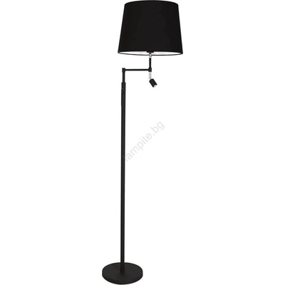 By Rydéns 1988780-4007-LED Подова лампа ORLANDO 1xE27/5W/230V+LED/3W черна (RS0073)