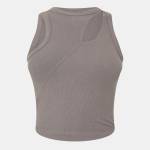Jack Wills Spliced Rib Tank - Dark Grey