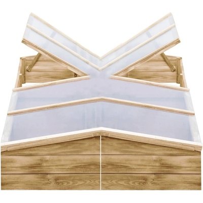 VidaXL 2 ks impregnovaná borovice 200 x 50 x 35 cm