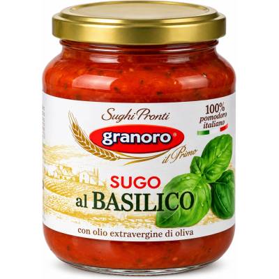 Granoro rajčatová omáčka s bazalkou 360g