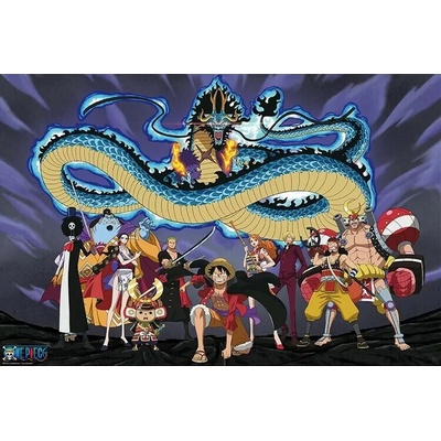 Plagát, Obraz - One Piece - The Crew vs Kaido, 91.5 × 61 cm