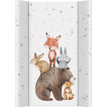 CebaBaby podložka měkká Basic 2hranná Forest Friends 70 x 50