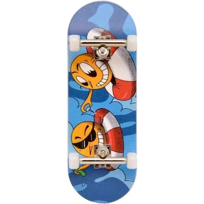 Hood Fingerboard Pool Party 32mm SILVER-WHITE