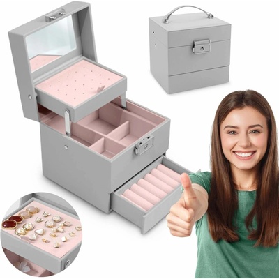 Massido šperkovnice MS-703 šedá