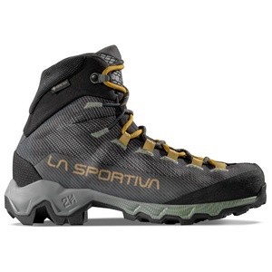 La Sportiva Дамски туристически обувки La Sportiva Women's Aequilibrium Hike GTX Walking boots - Carbon / Aspen Green - размер 38 (EU) (119-0844-0315)
