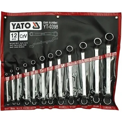 Yato - sada klúčov očkových ohnutých 6-32mm 12ks YT-0398